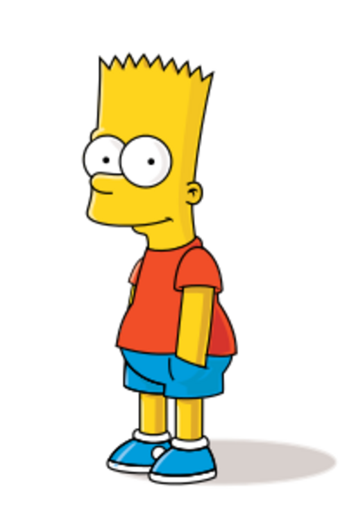 Bart Simpson — official character art (via Wikipedia).