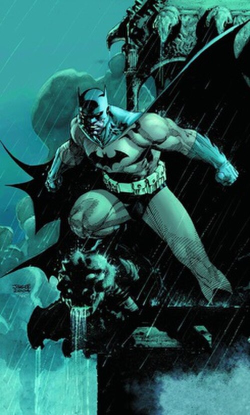 Batman — official character art (via Wikipedia).