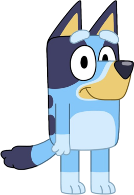 Bluey — official character art (via Wikipedia).