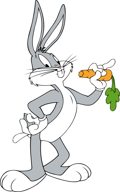 Bugs Bunny — official character art (via Wikipedia).