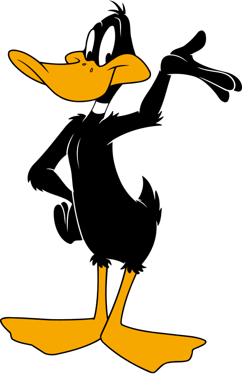 Daffy Duck — official character art (via Wikipedia).