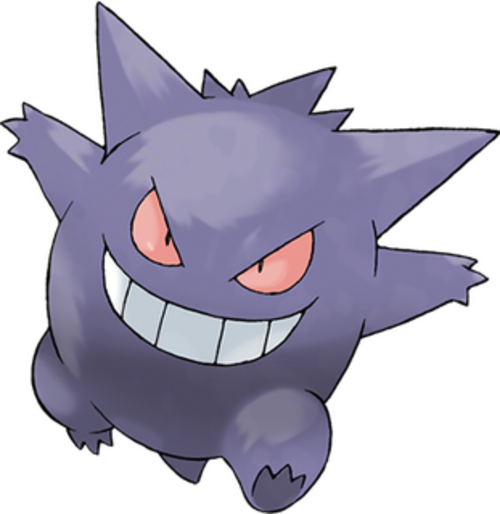 Gengar — official character art (via Wikipedia).