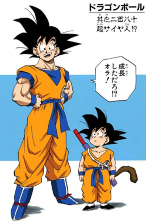 Goku — official character art (via Wikipedia).