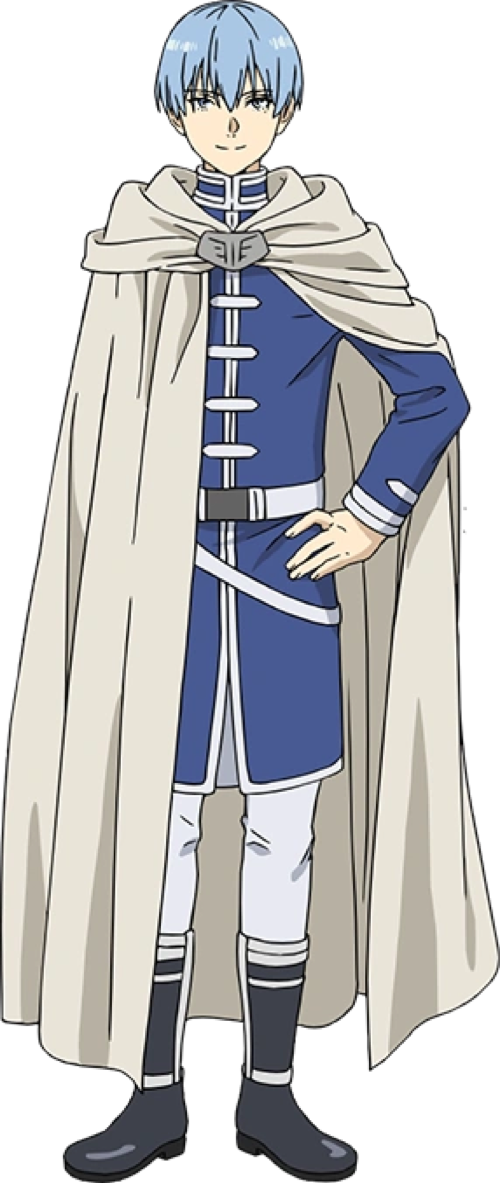 Himmel — official character art (via Frieren Wiki).