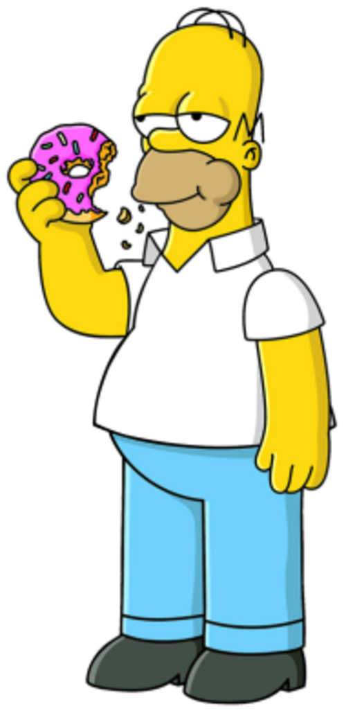 Homer Simpson — official character art (via Wikipedia).
