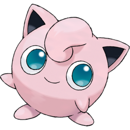 Jigglypuff — official character art (via Wikipedia).