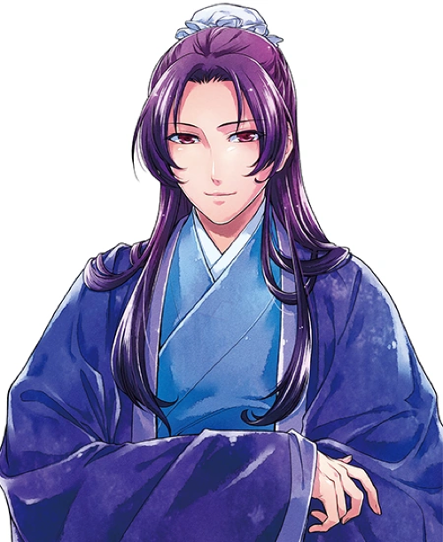 Jinshi — official character art (via The Apothecary Diaries Wiki).