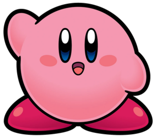 Kirby — official character art (via Wikipedia).