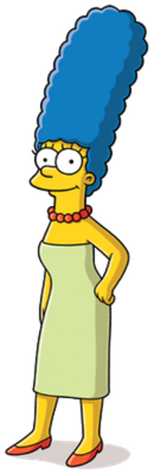 Marge Simpson — official character art (via Wikipedia).