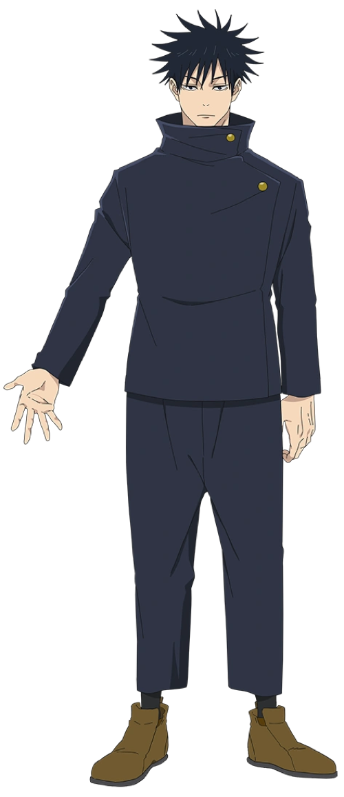 Megumi Fushiguro — official character art (via Jujutsu Kaisen Wiki).
