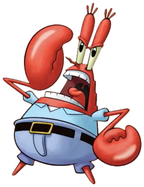 Mr. Krabs — official character art (via Wikipedia).