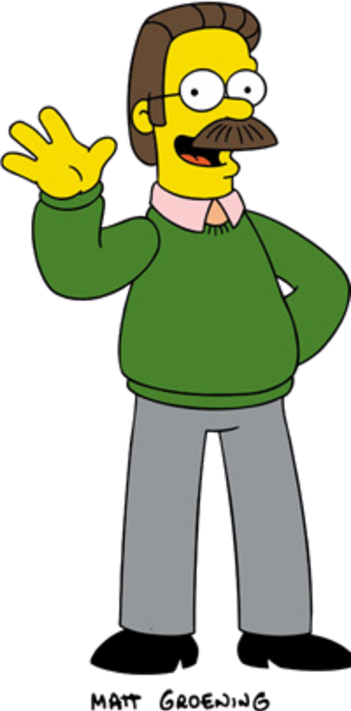 Ned Flanders — official character art (via Wikipedia).