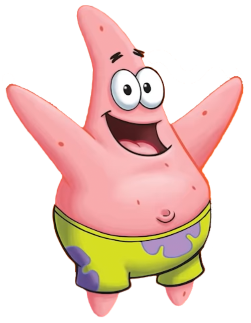 Patrick Star — official character art (via Wikipedia).