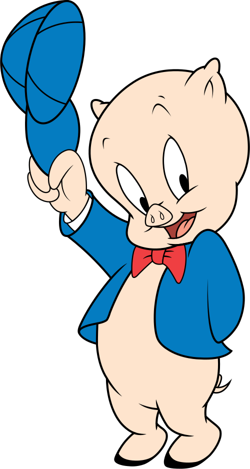Porky Pig — official character art (via Wikipedia).
