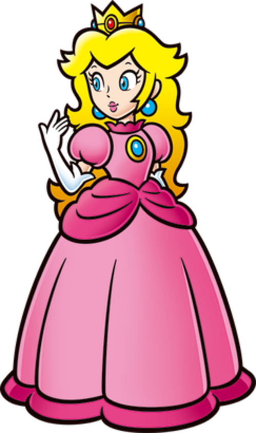 Princess Peach — official character art (via Wikipedia).