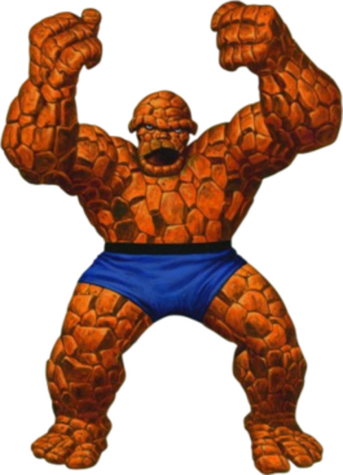 The Thing — official character art (via Wikipedia).
