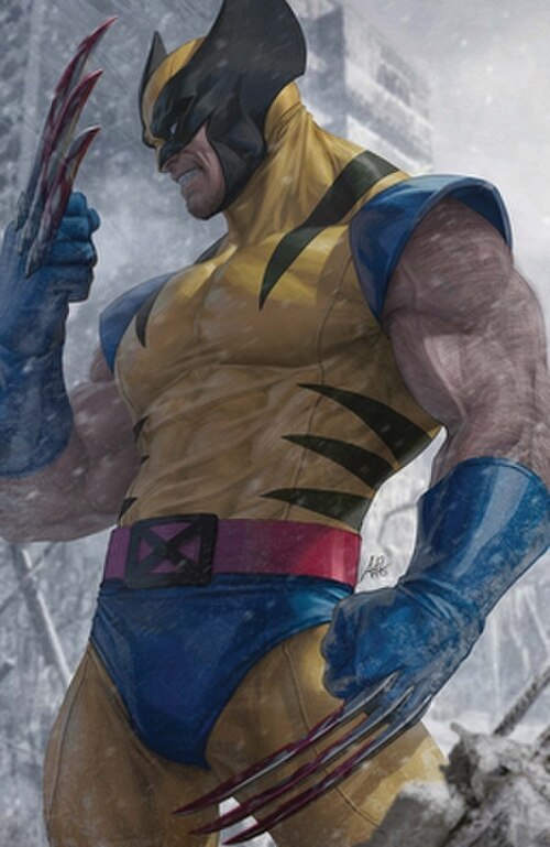 Wolverine — official character art (via Wikipedia).
