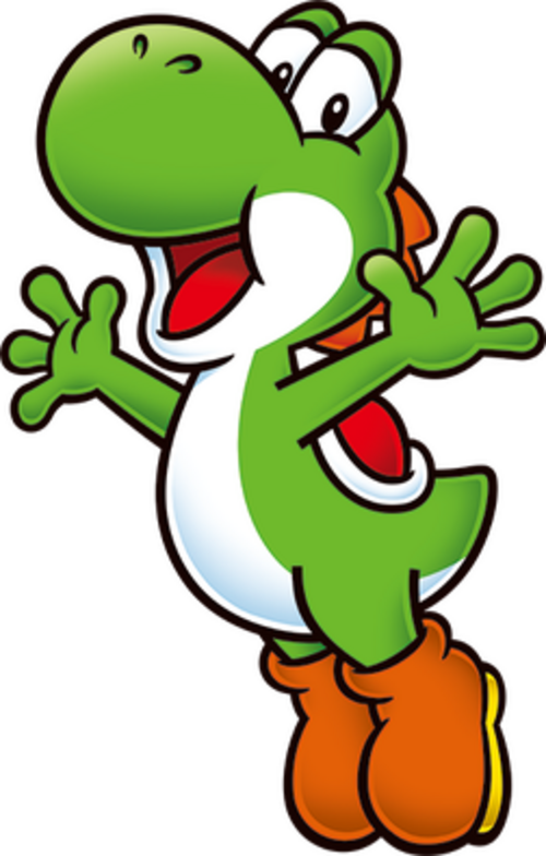 Yoshi — official character art (via Wikipedia).
